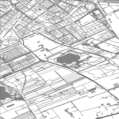 ROAD MAP OF NOOTDORP, NETHERLANDS BY MAPBAKES