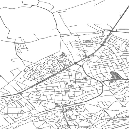 ROAD MAP OF NUNSPEET, NETHERLANDS BY MAPBAKES