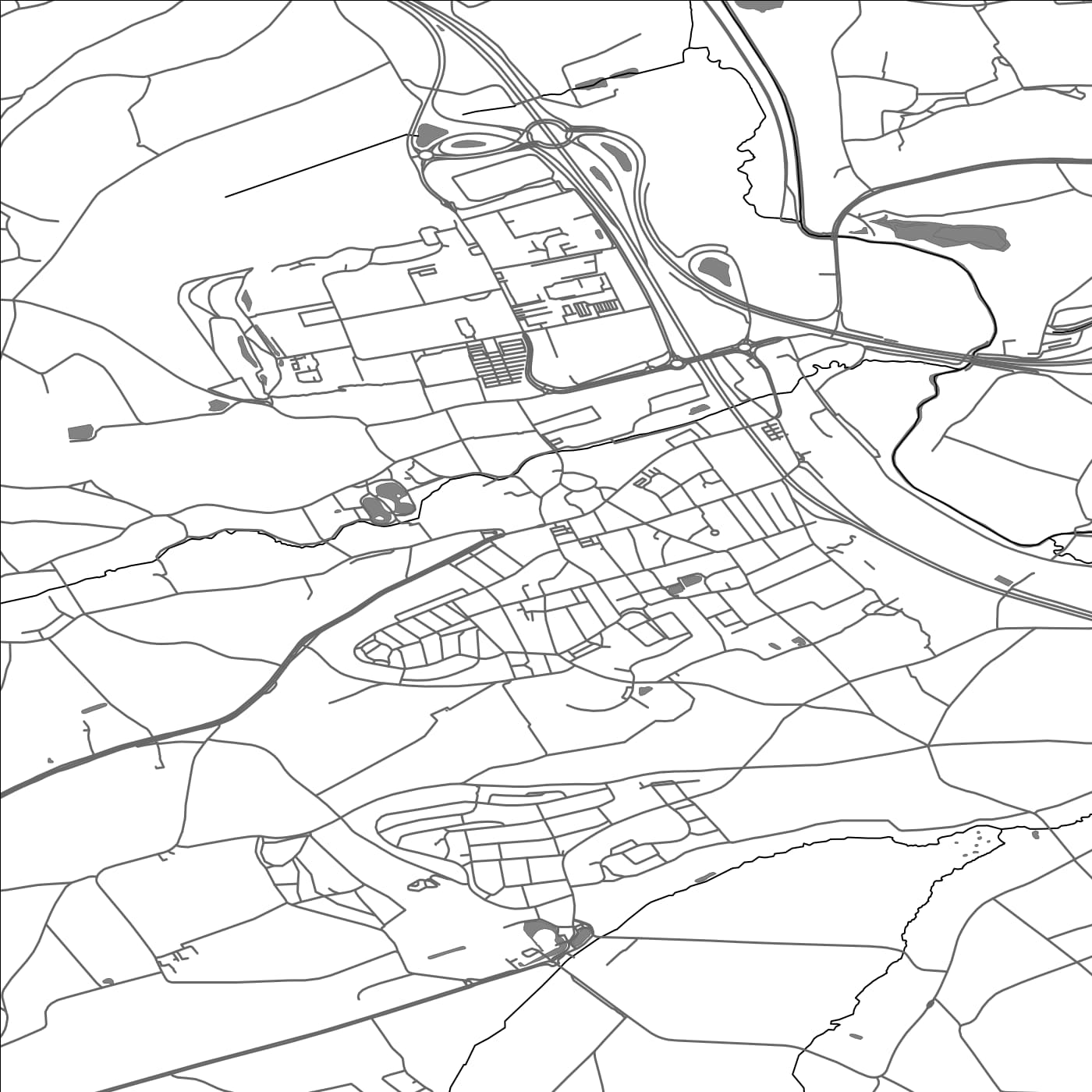 ROAD MAP OF NUTH, NETHERLANDS BY MAPBAKES