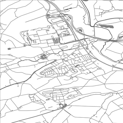 ROAD MAP OF NUTH, NETHERLANDS BY MAPBAKES