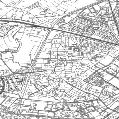 ROAD MAP OF OEGSTGEEST, NETHERLANDS BY MAPBAKES