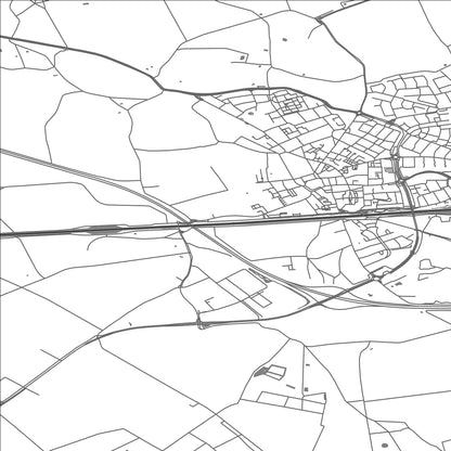 ROAD MAP OF OIRSCHOT, NETHERLANDS BY MAPBAKES