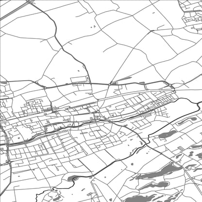 ROAD MAP OF OISTERWIJK, NETHERLANDS BY MAPBAKES