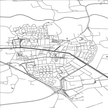 ROAD MAP OF OOSTERWOLDE, NETHERLANDS BY MAPBAKES