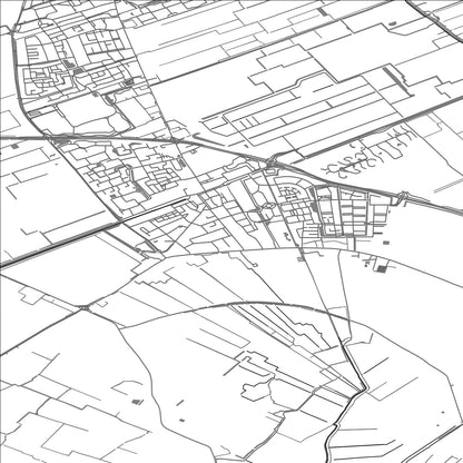 ROAD MAP OF OPMEER, NETHERLANDS BY MAPBAKES