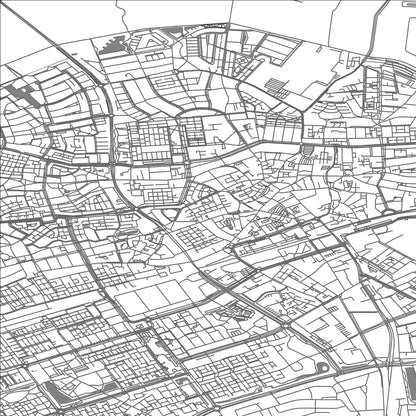 ROAD MAP OF OSS, NETHERLANDS BY MAPBAKES