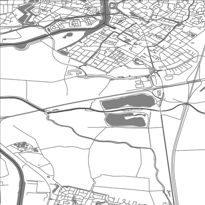 ROAD MAP OF RAAMSDONKSVEER, NETHERLANDS BY MAPBAKES