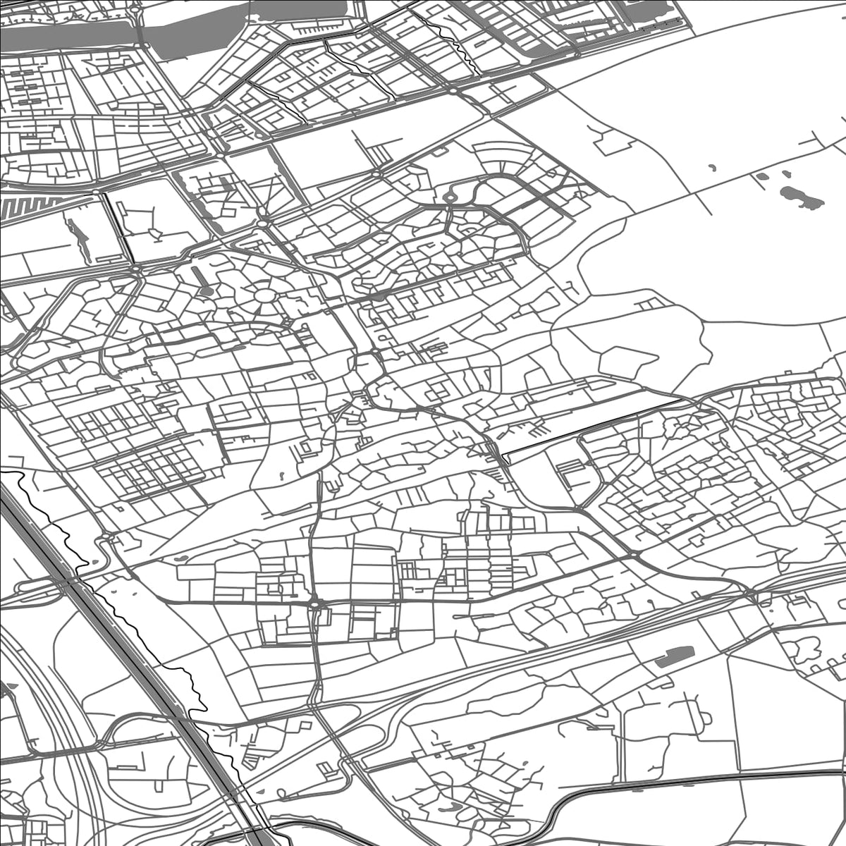 ROAD MAP OF ROSMALEN, NETHERLANDS BY MAPBAKES