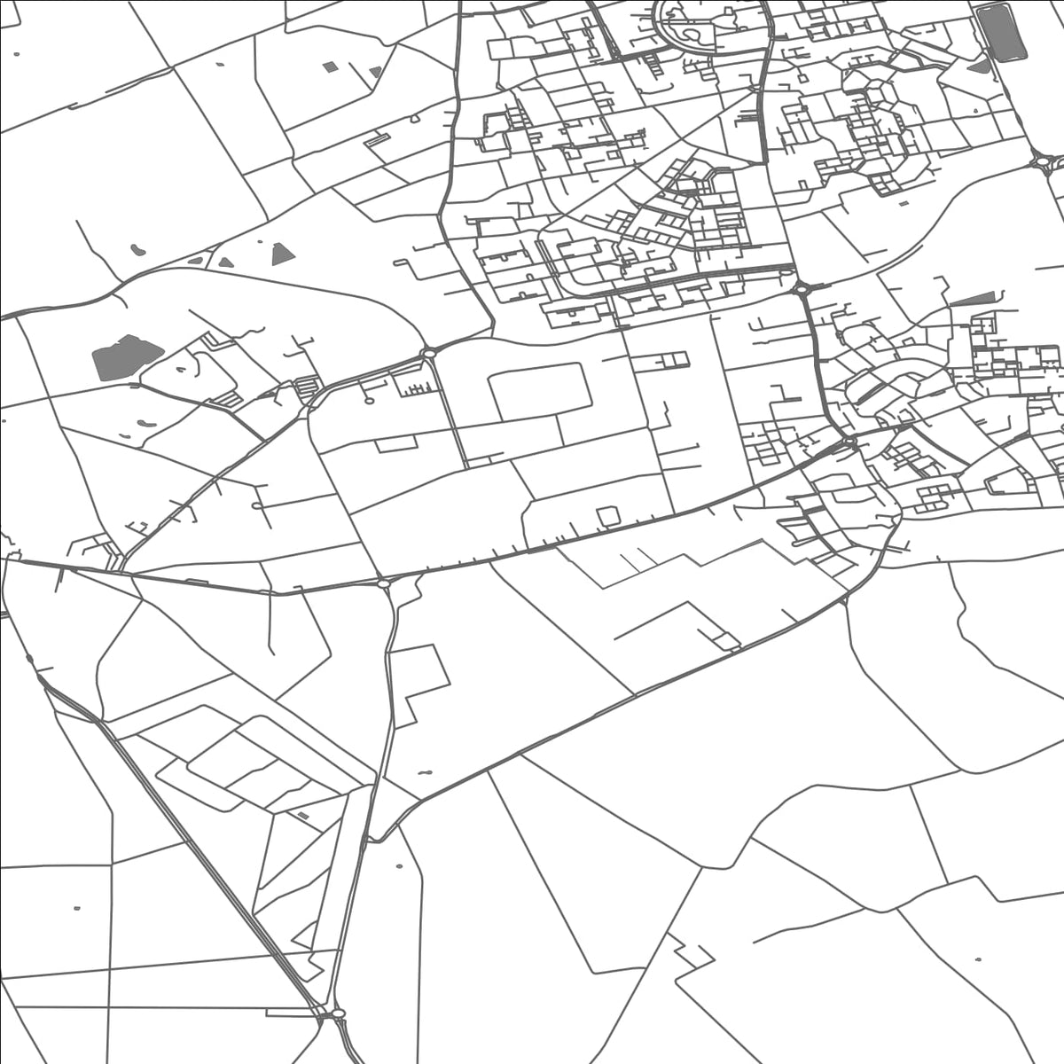 ROAD MAP OF RUCPHEN, NETHERLANDS BY MAPBAKES