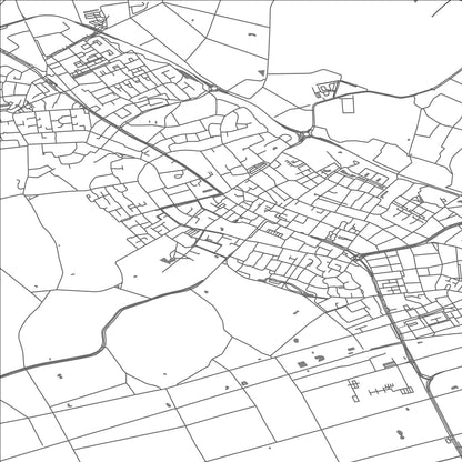 ROAD MAP OF SCHIJNDEL, NETHERLANDS BY MAPBAKES