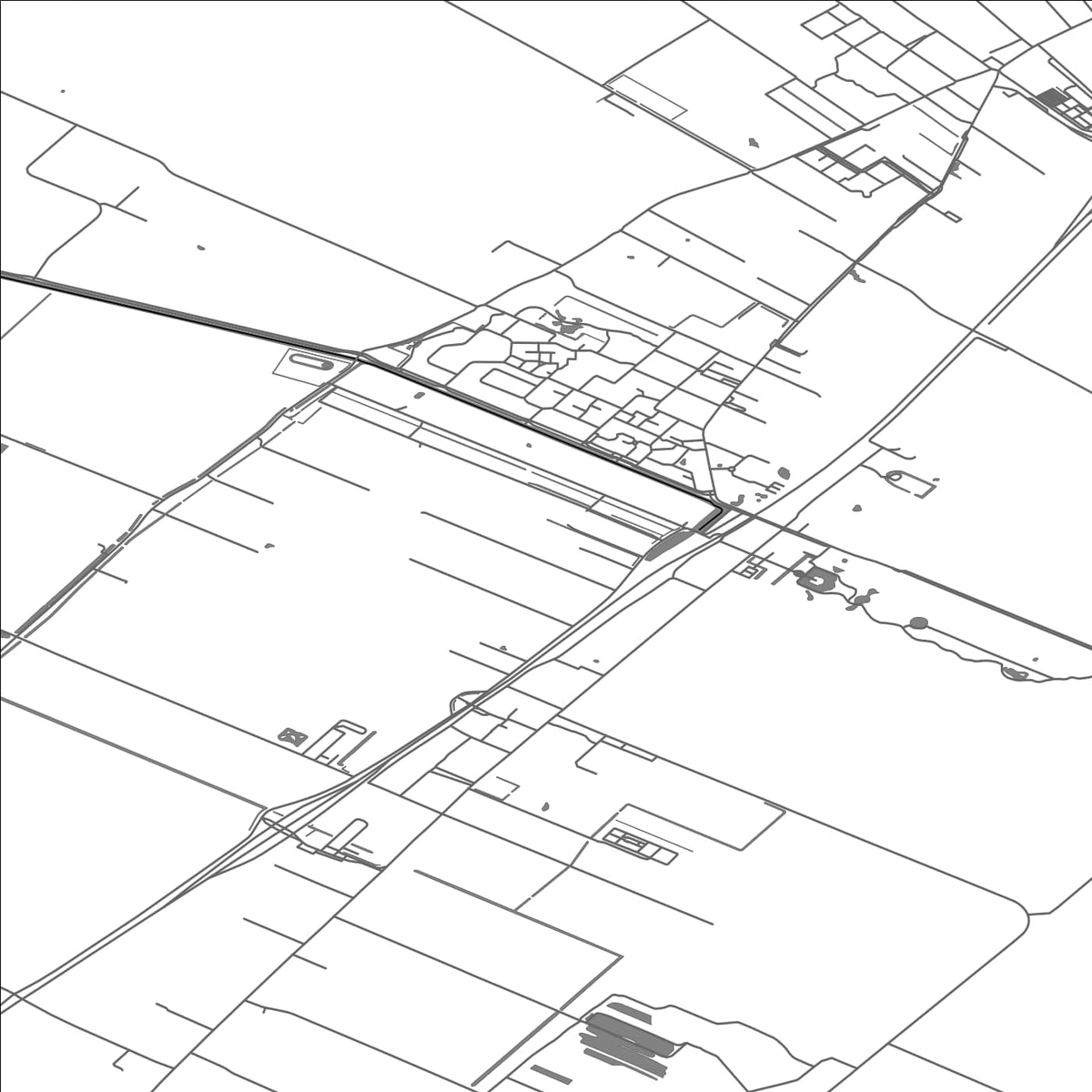 ROAD MAP OF SLOCHTEREN, NETHERLANDS BY MAPBAKES