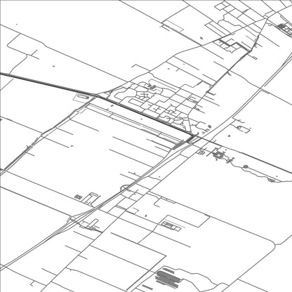 ROAD MAP OF SLOCHTEREN, NETHERLANDS BY MAPBAKES