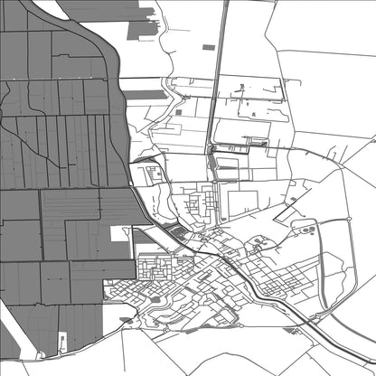 ROAD MAP OF STRIJEN, NETHERLANDS BY MAPBAKES