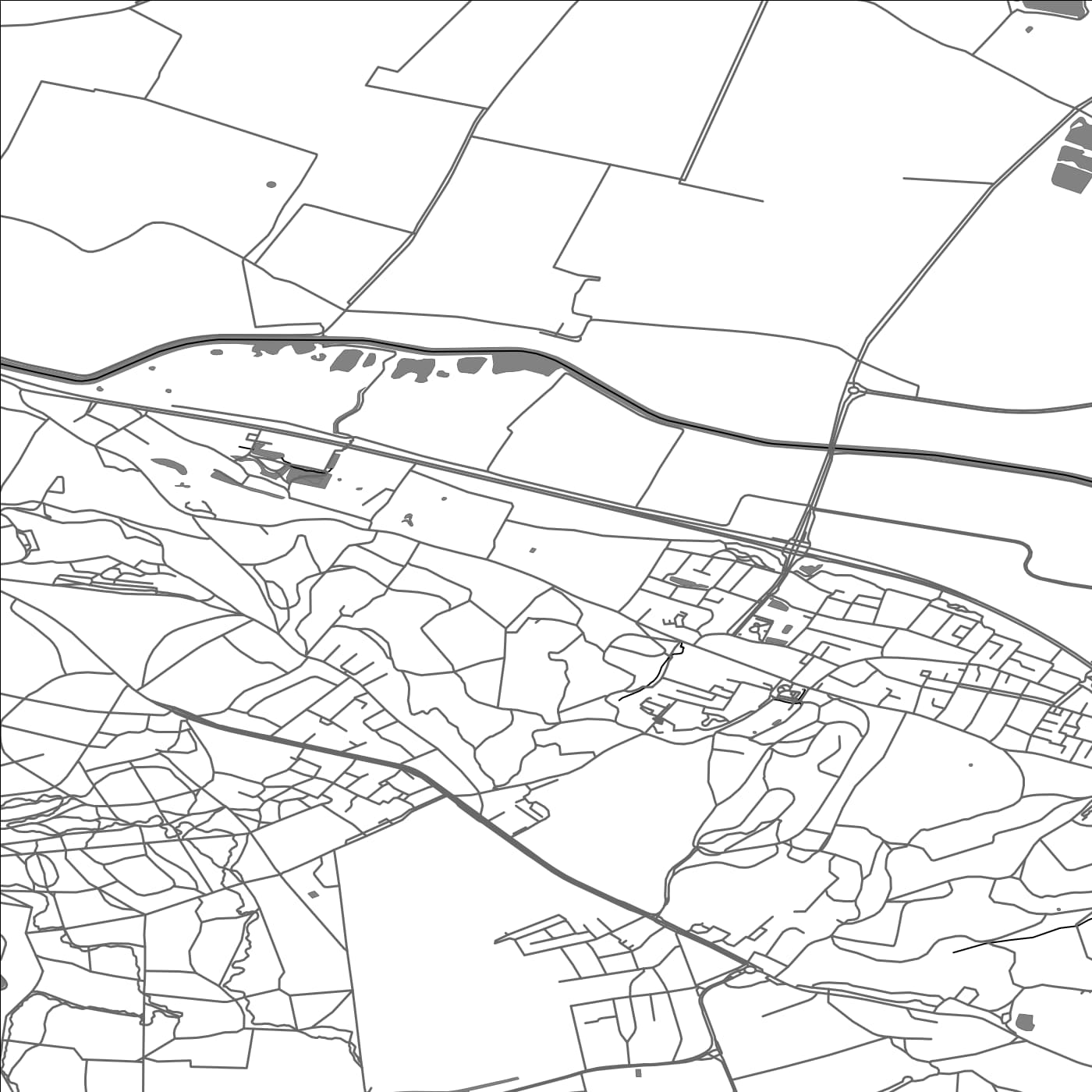 ROAD MAP OF UBBERGEN, NETHERLANDS BY MAPBAKES