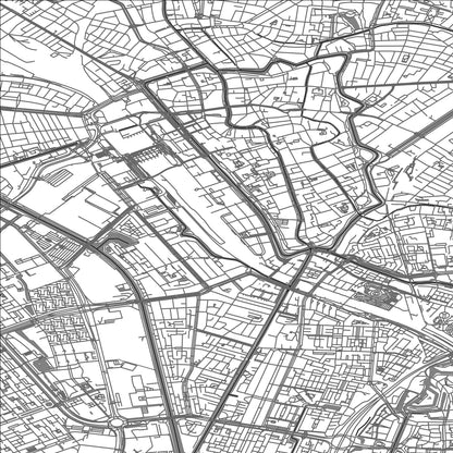 ROAD MAP OF UTRECHT, NETHERLANDS BY MAPBAKES