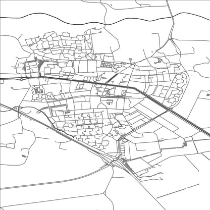 ROAD MAP OF VEENOORD, NETHERLANDS BY MAPBAKES