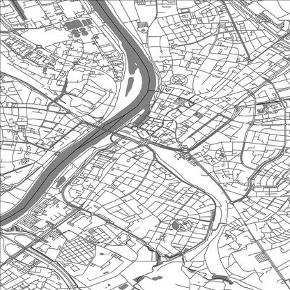 ROAD MAP OF VENLO, NETHERLANDS BY MAPBAKES