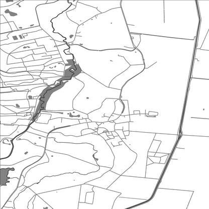 ROAD MAP OF VLAGTWEDDE, NETHERLANDS BY MAPBAKES