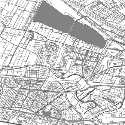 ROAD MAP OF VLEUTEN, NETHERLANDS BY MAPBAKES