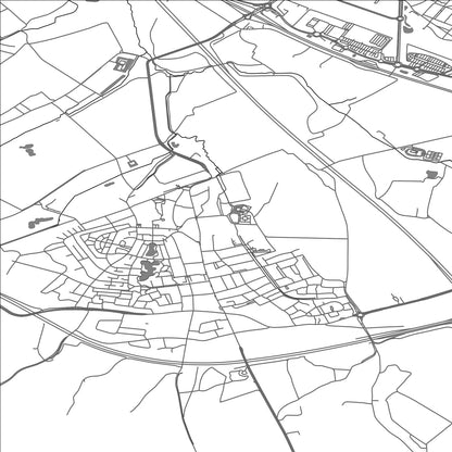 ROAD MAP OF VOERENDAAL, NETHERLANDS BY MAPBAKES