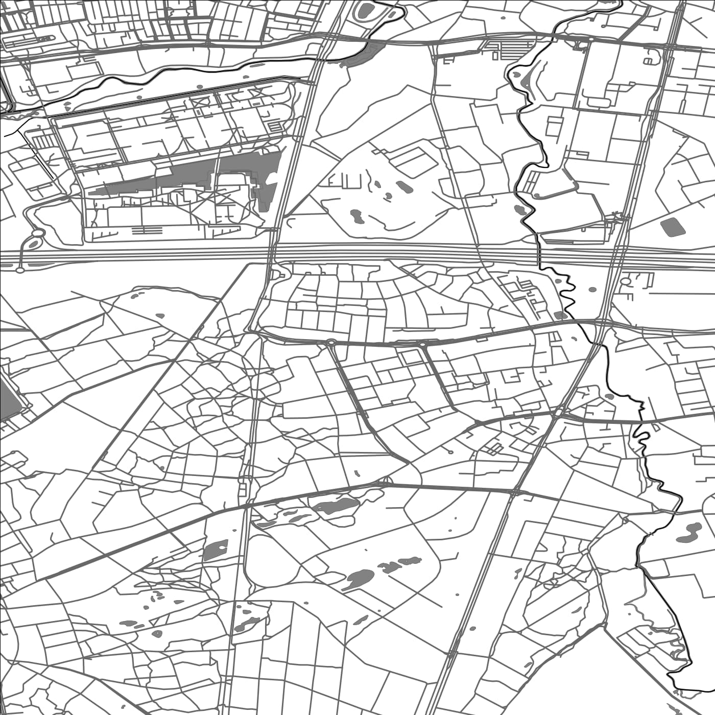 ROAD MAP OF WAALRE, NETHERLANDS BY MAPBAKES