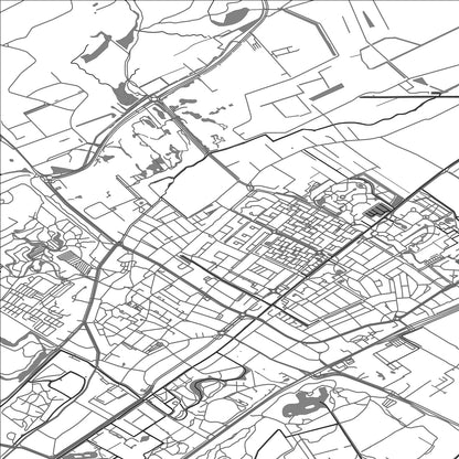 ROAD MAP OF WASSENAAR, NETHERLANDS BY MAPBAKES