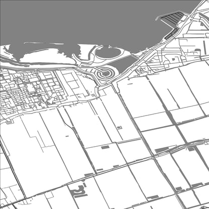 ROAD MAP OF WERVERSHOOF, NETHERLANDS BY MAPBAKES