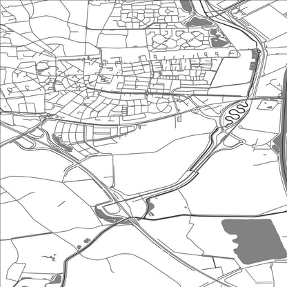 ROAD MAP OF WIERDEN, NETHERLANDS BY MAPBAKES