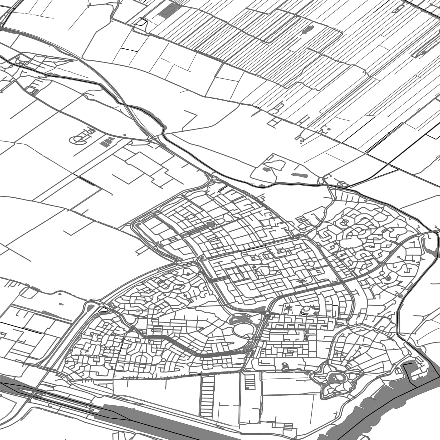 ROAD MAP OF WIJK BIJ DUURSTEDE, NETHERLANDS BY MAPBAKES