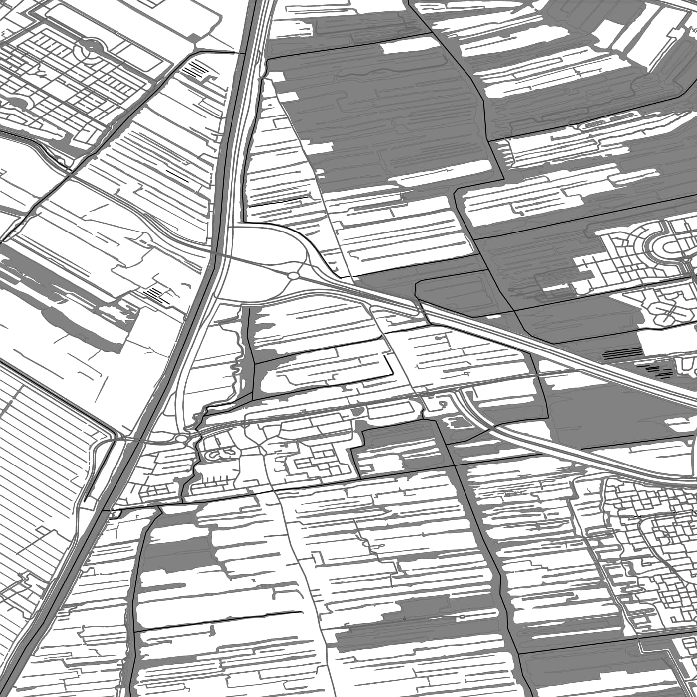 ROAD MAP OF ZAANSTAD, NETHERLANDS BY MAPBAKES