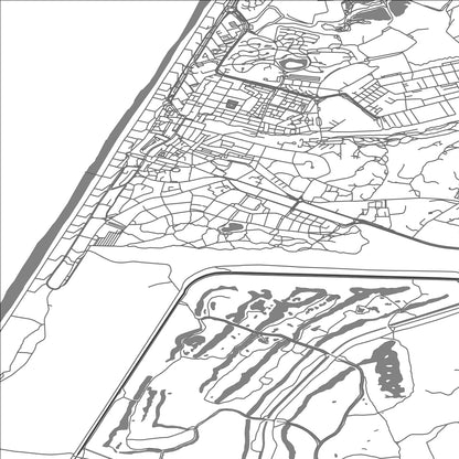 ROAD MAP OF ZANDVOORT, NETHERLANDS BY MAPBAKES