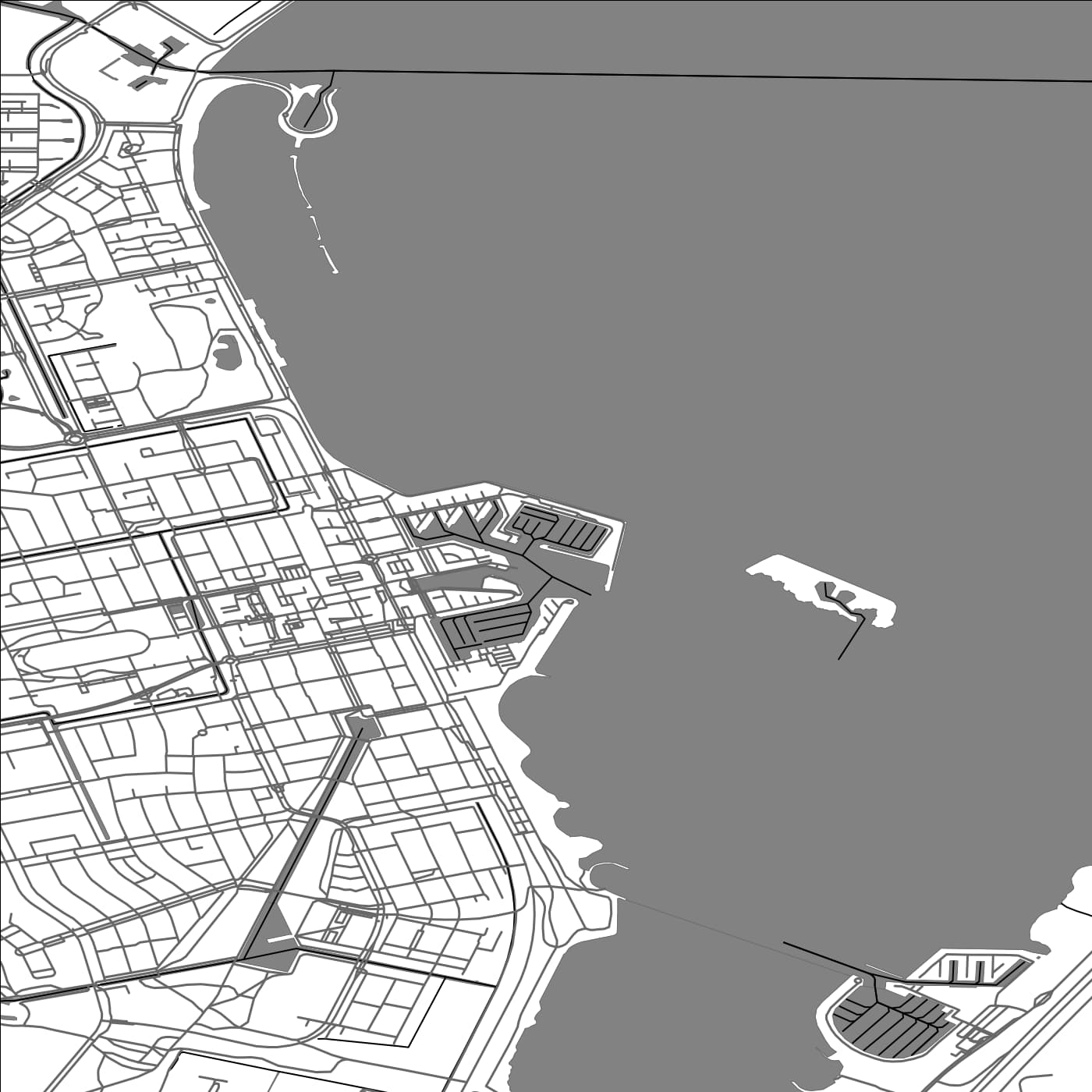 ROAD MAP OF ZEEWOLDE, NETHERLANDS BY MAPBAKES