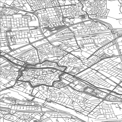 ROAD MAP OF ZWOLLE, NETHERLANDS BY MAPBAKES