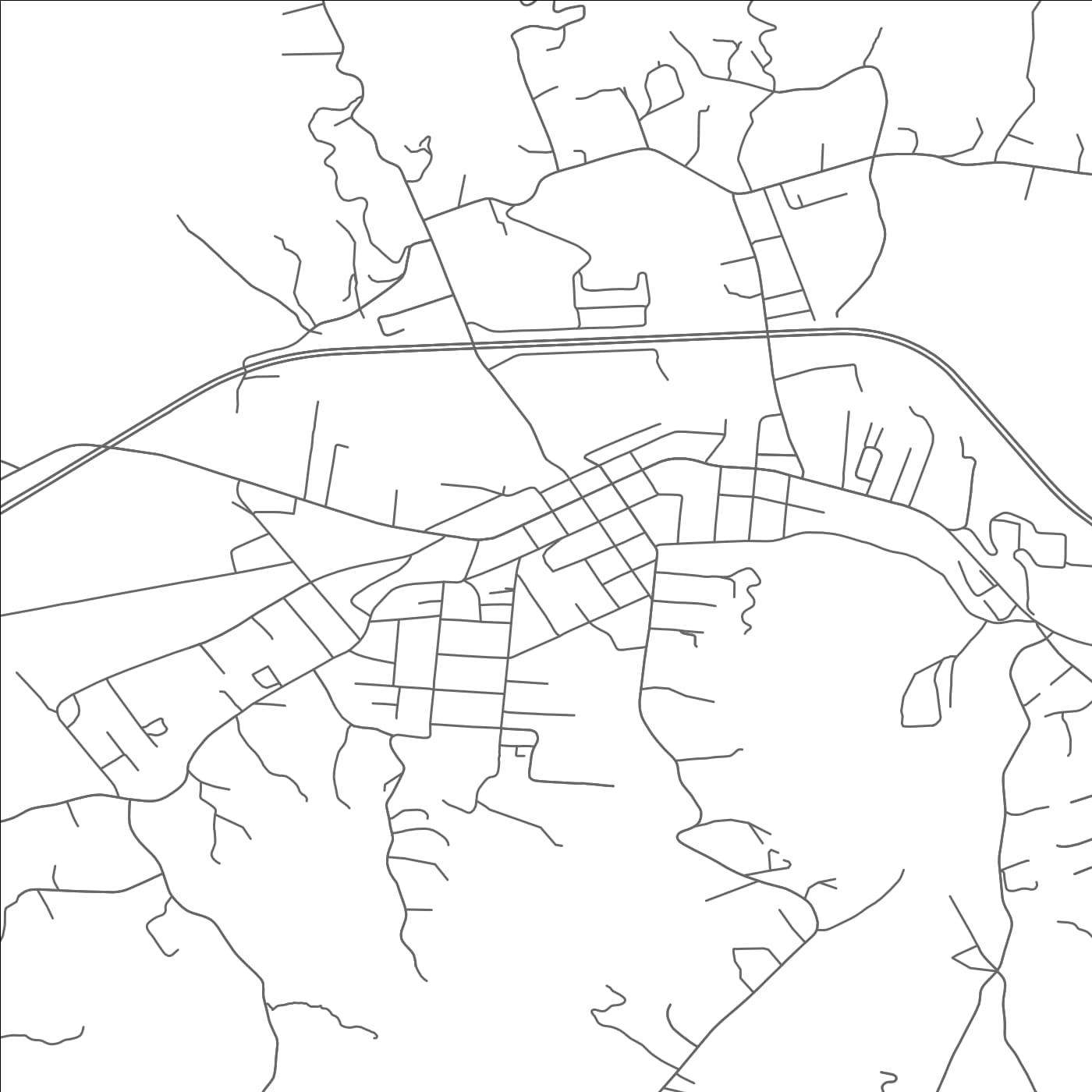 ROAD MAP OF ANDREWS, NORTH CAROLINA BY MAPBAKES