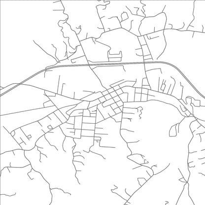 ROAD MAP OF ANDREWS, NORTH CAROLINA BY MAPBAKES