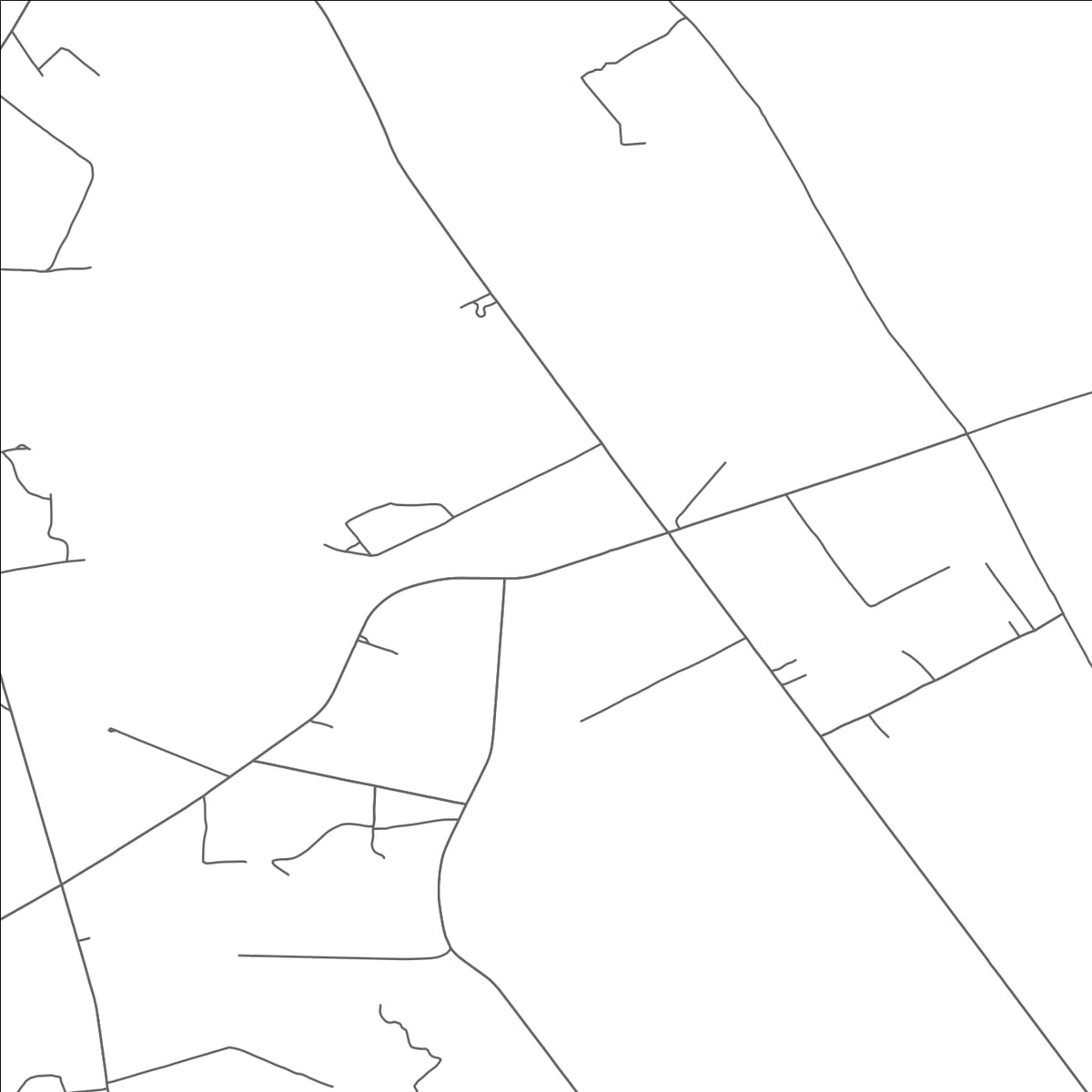 ROAD MAP OF ASHLEY HEIGHTS, NORTH CAROLINA BY MAPBAKES