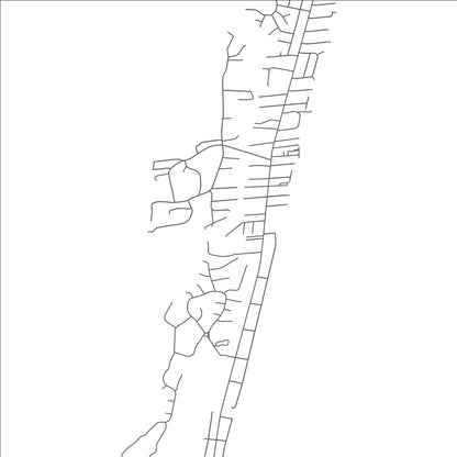 ROAD MAP OF AVON, NORTH CAROLINA BY MAPBAKES