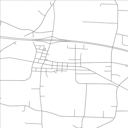 ROAD MAP OF BAILEY, NORTH CAROLINA BY MAPBAKES