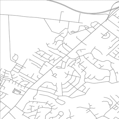 ROAD MAP OF BAYSHORE, NORTH CAROLINA BY MAPBAKES