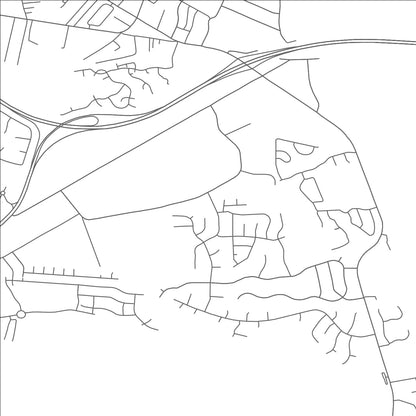 ROAD MAP OF BELVILLE, NORTH CAROLINA BY MAPBAKES