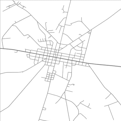 ROAD MAP OF BEULAVILLE, NORTH CAROLINA BY MAPBAKES