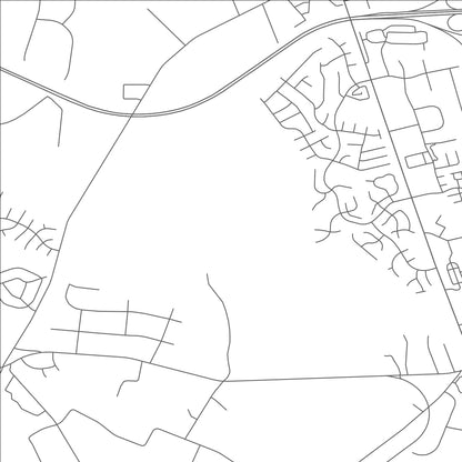 ROAD MAP OF BLUE CLAY FARMS, NORTH CAROLINA BY MAPBAKES