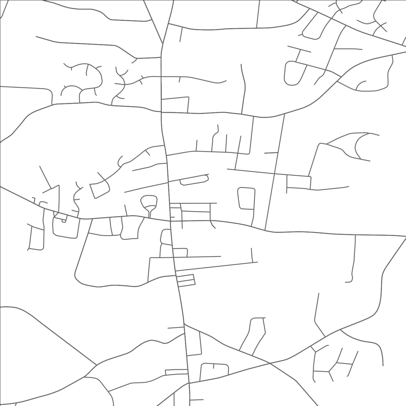 ROAD MAP OF BOILING SPRINGS, NORTH CAROLINA BY MAPBAKES