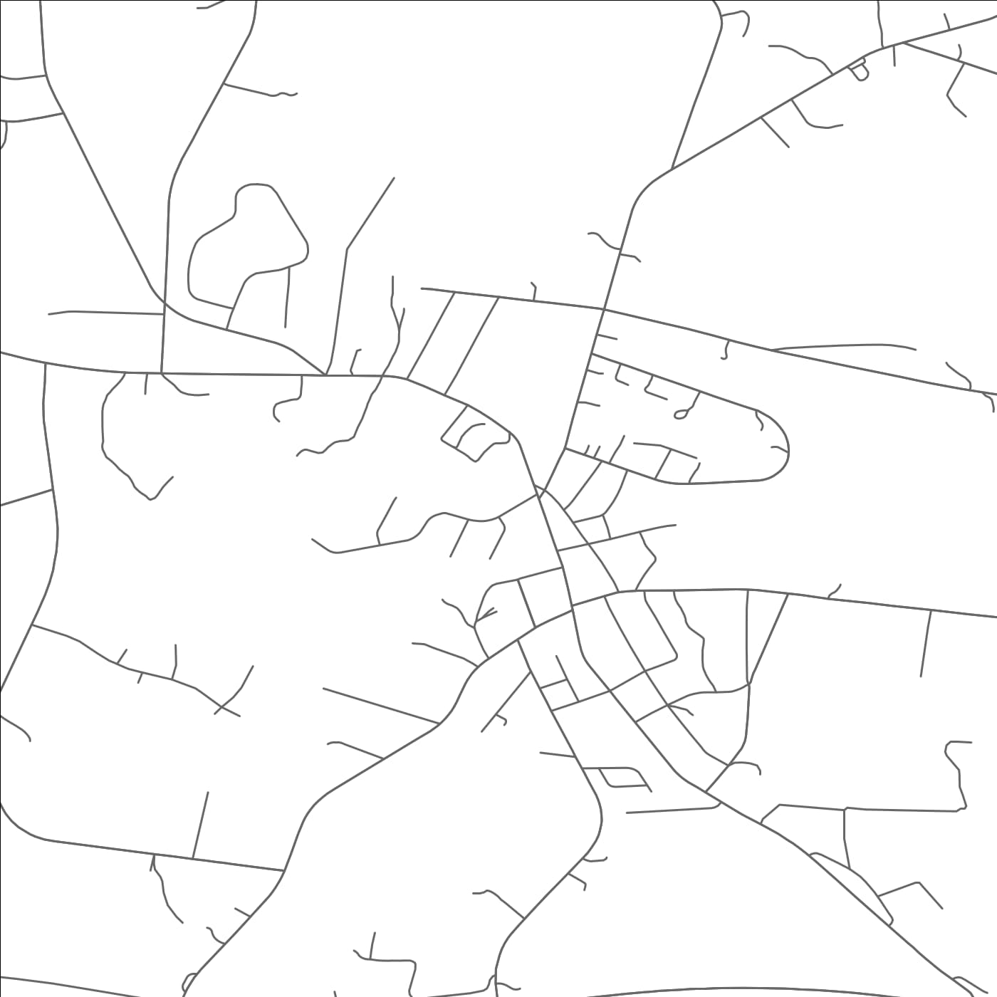 ROAD MAP OF BROADWAY, NORTH CAROLINA BY MAPBAKES