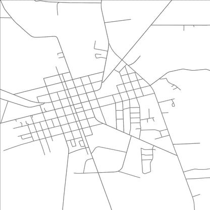 ROAD MAP OF BURGAW, NORTH CAROLINA BY MAPBAKES