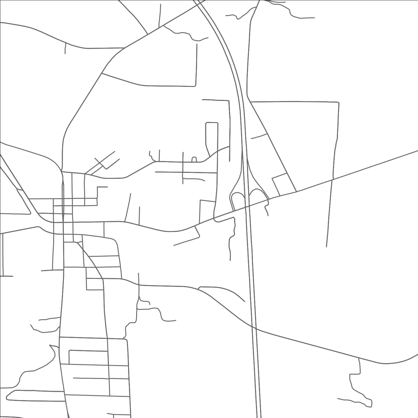 ROAD MAP OF CANDOR, NORTH CAROLINA BY MAPBAKES