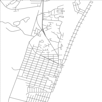 ROAD MAP OF CAROLINA BEACH, NORTH CAROLINA BY MAPBAKES