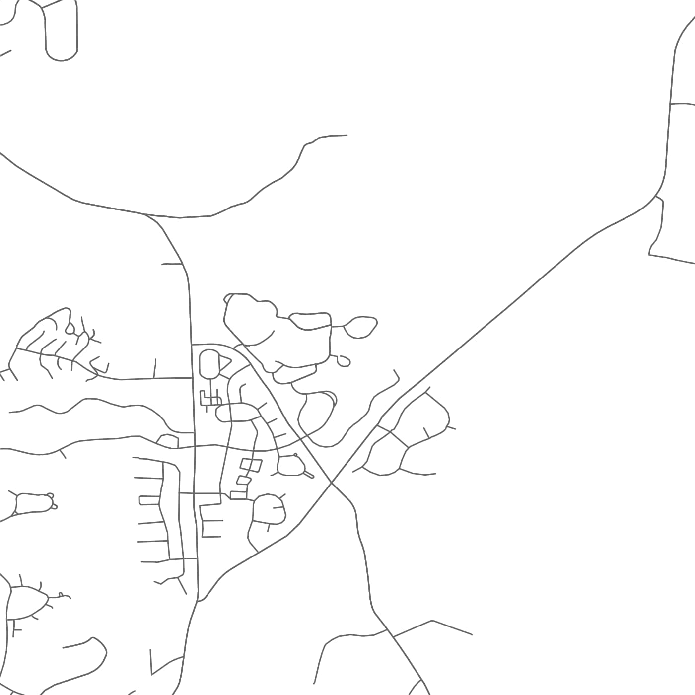 ROAD MAP OF CAROLINA MEADOWS, NORTH CAROLINA BY MAPBAKES