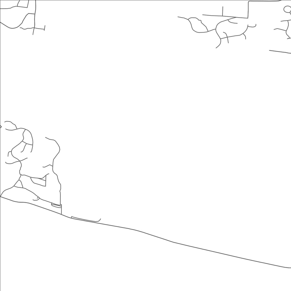 ROAD MAP OF CASWELL BEACH, NORTH CAROLINA BY MAPBAKES