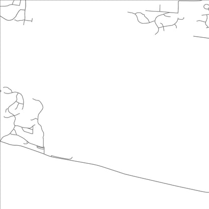 ROAD MAP OF CASWELL BEACH, NORTH CAROLINA BY MAPBAKES
